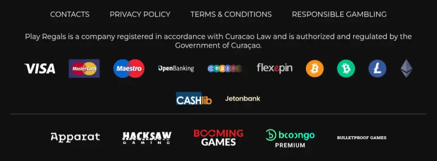 Playregal casino
